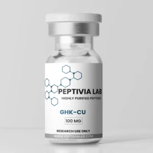 GHK-CU 100 mg Peptivia Lab – peptide de cuivre hautement purifié pour usage en recherche.