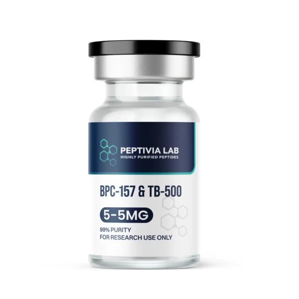 Fiole combinée BPC-157 TB-500 5mg 5mg Peptivia Lab